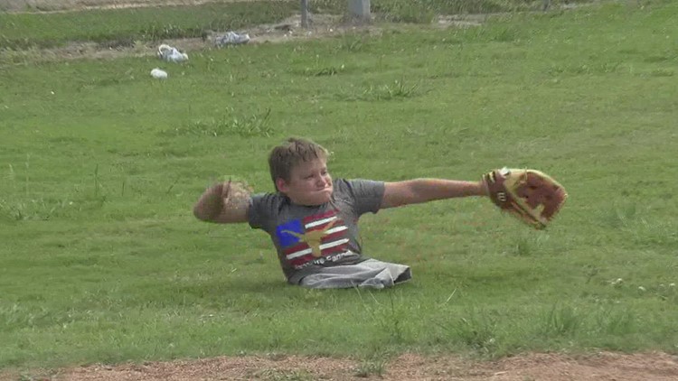 13-year-old baseball player with disability excels on baseball field