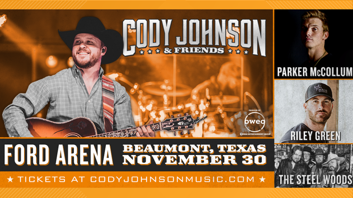 Cody Johnson Friends coming to Ford Park in November tickets go