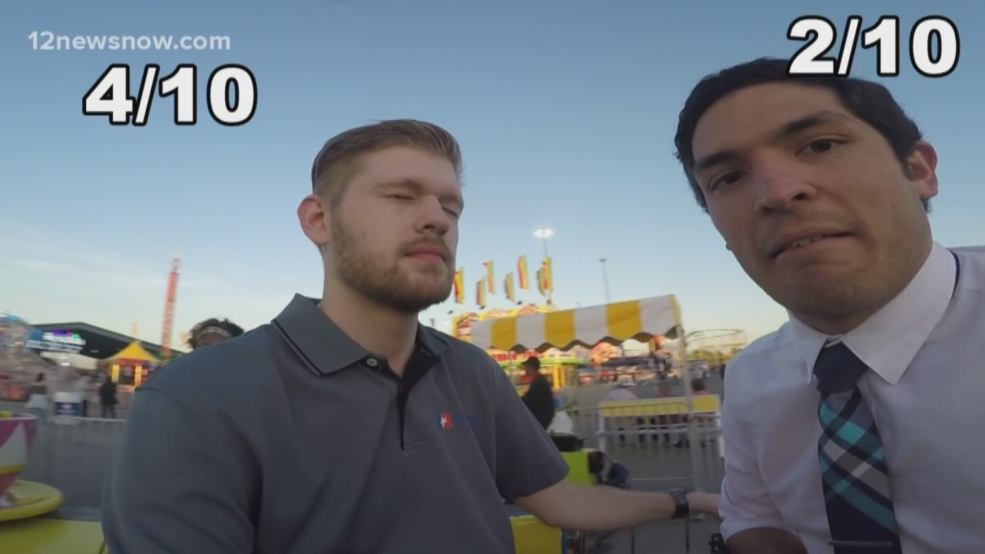 Reporter Royden Ogletree gives you his ride ratings on the opening day of the YMBL South Texas State Fair