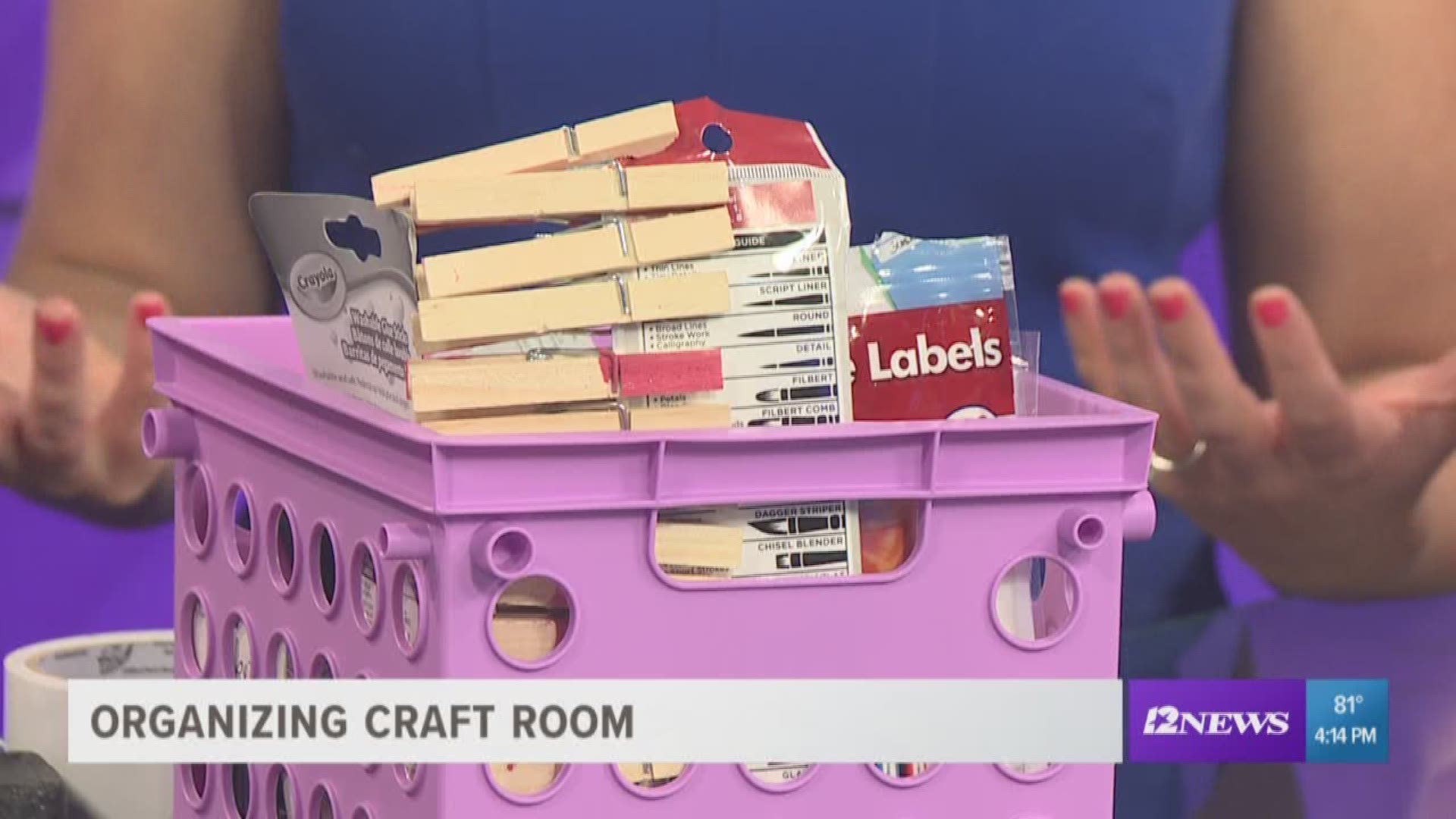 We organized The Beat craft items! If you have any other ideas to help keep that craft room organized, share it with us using #TheBeaton12.