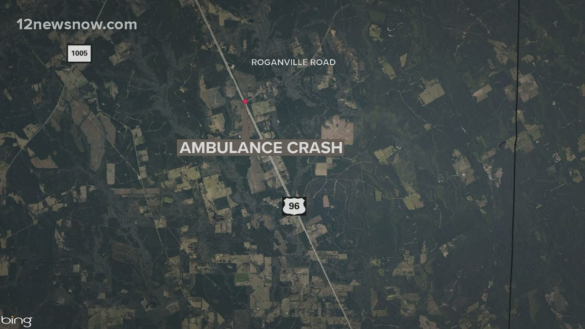 An Acadian ambulance transporting a patient was involved in a crash with an 18-wheeler this afternoon in Jasper County.