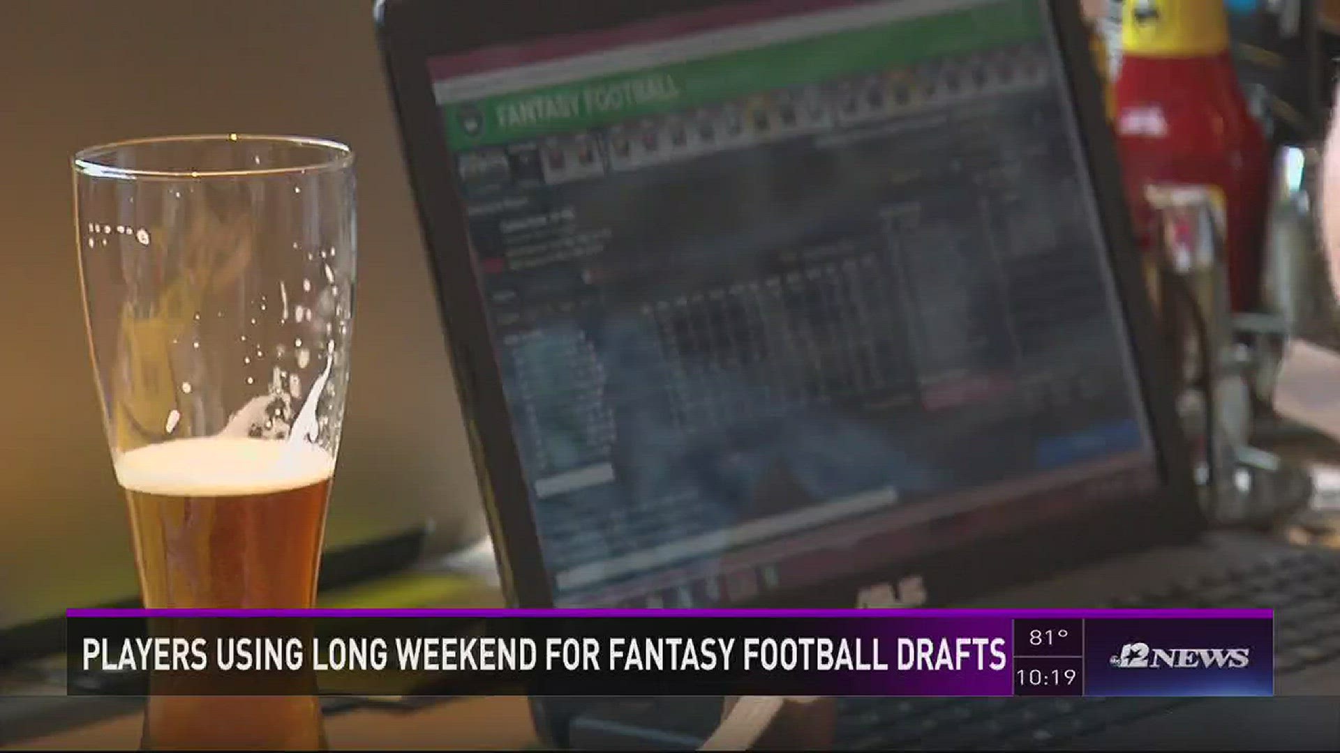 Fantasy Football players use Labor Day for Draft Day