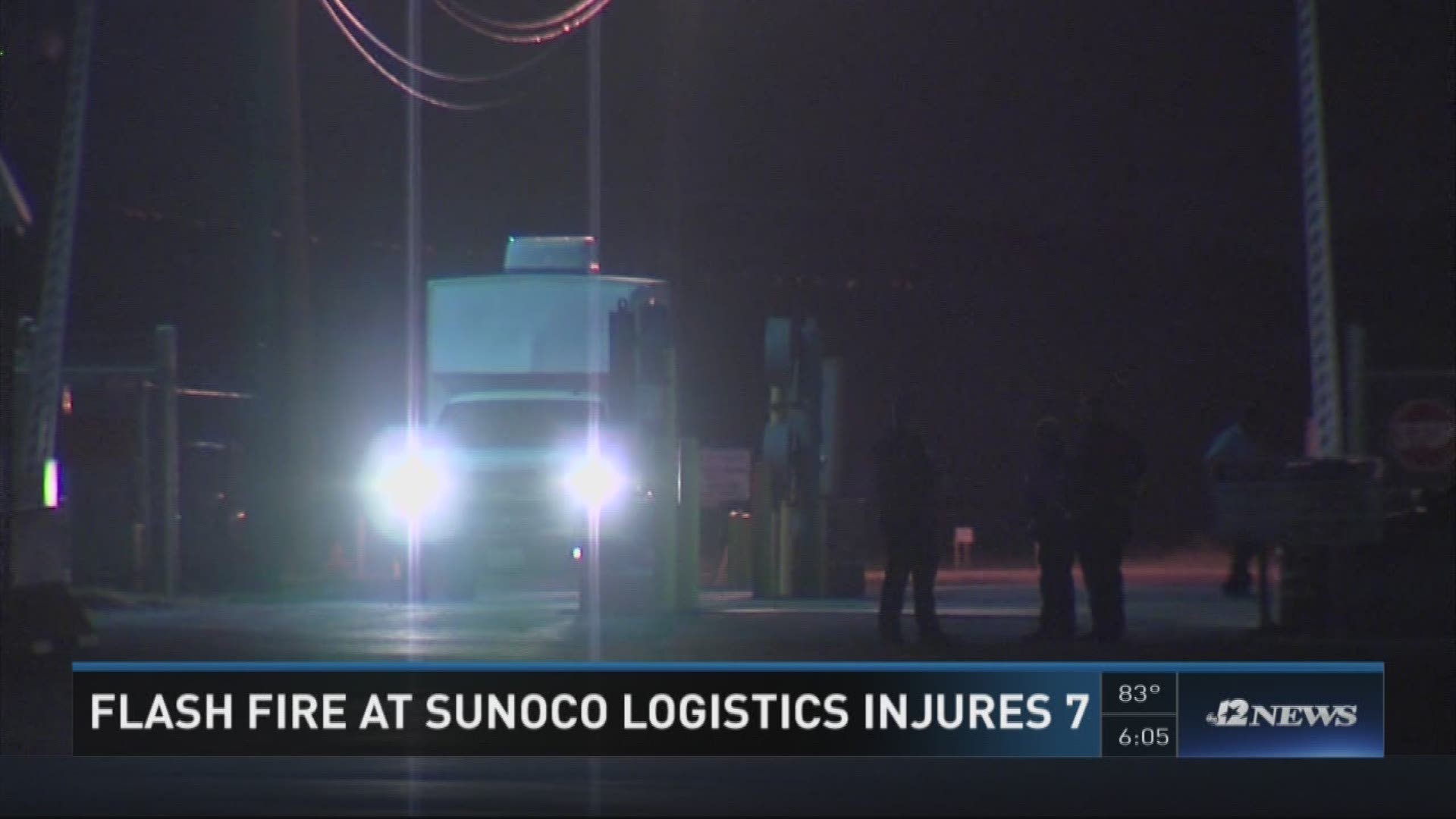 4 still hospitalized with severe injuries after a flash fire erupted at the Sunoco Logistics unit in Nederland.