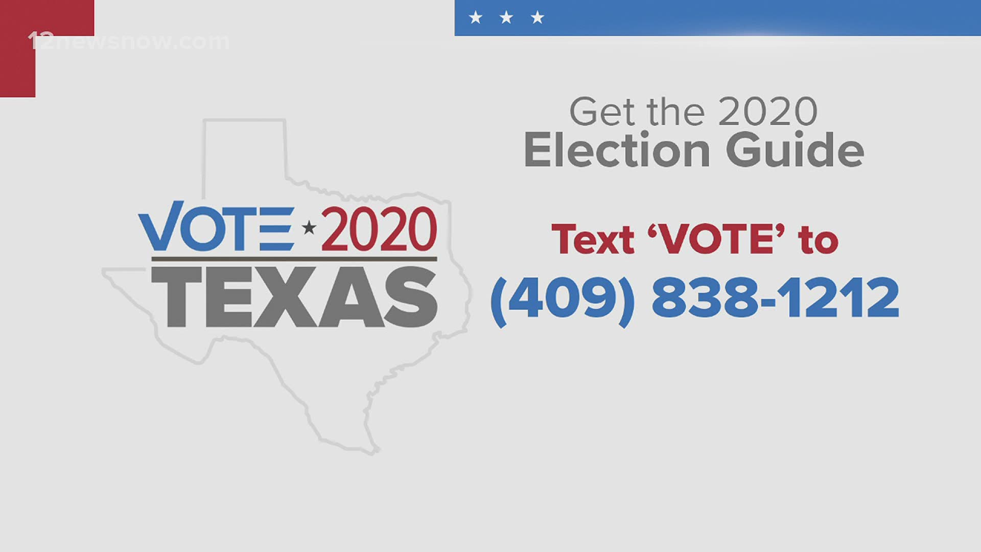 Early voting runs from Oct. 13 - Oct. 30 in Texas.