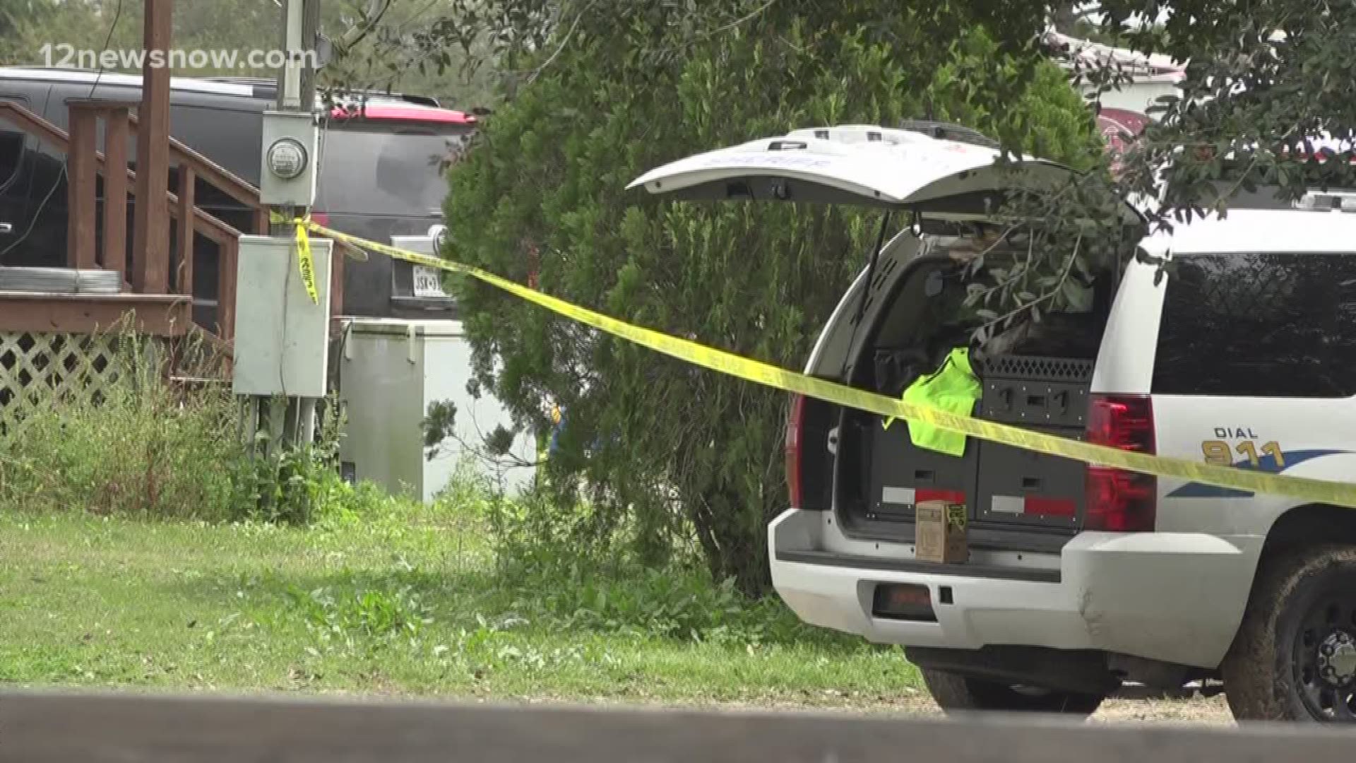 The sheriff's office received a call about someone in danger at a home in Hardin County.