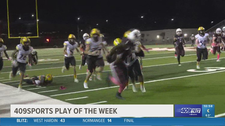 Silsbee High School's Dre'lon Miller makes the week 8 Play of the Week