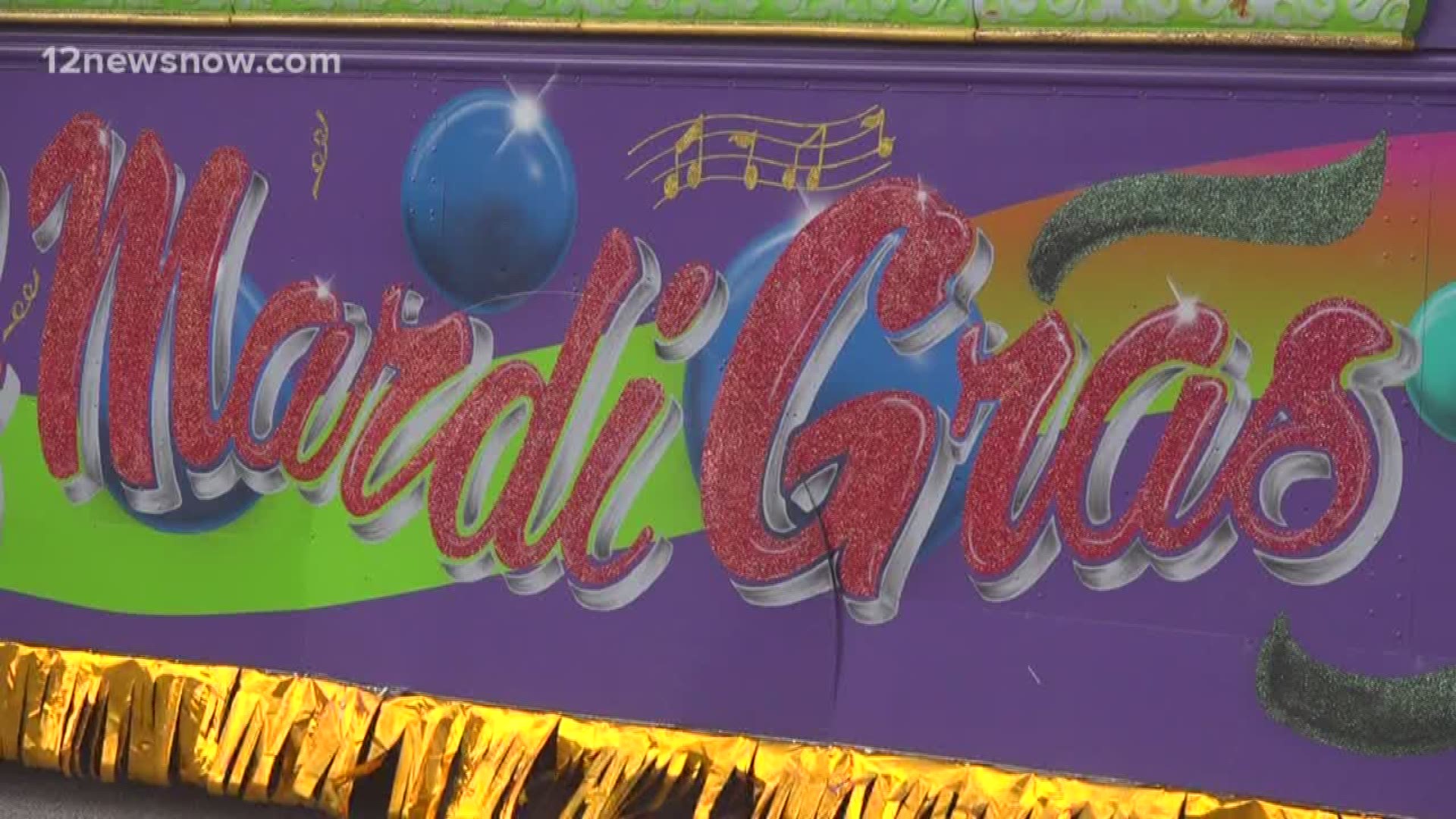 More than 30 floats are at the Port of Beaumont awaiting the celebration