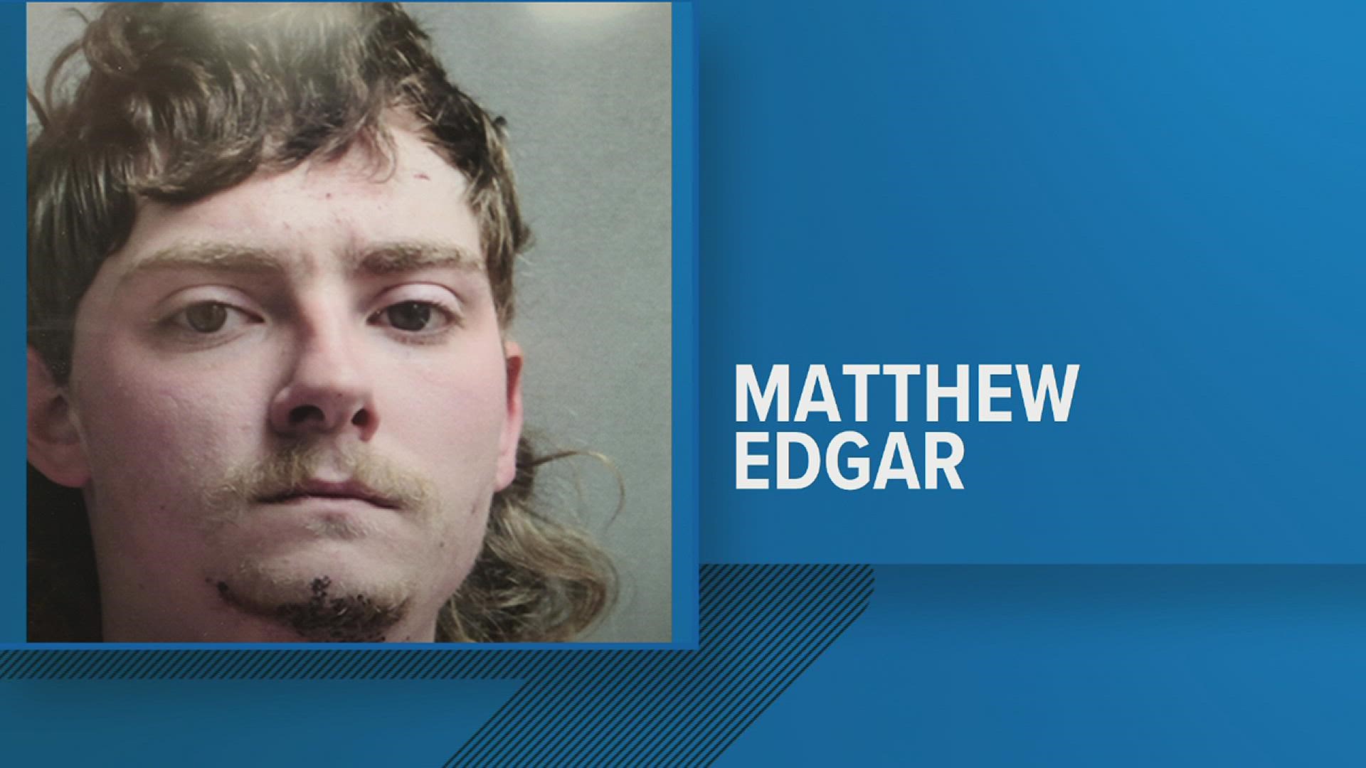 Matthew Edgar was convicted and sentenced to 99 years for murder in absentia after he quit showing up during his trial.