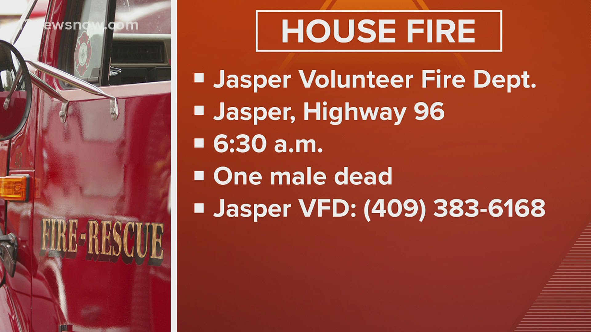 Officials said then now unidentified victim was found dead inside the house. As of now, officials do not know what caused the fire.