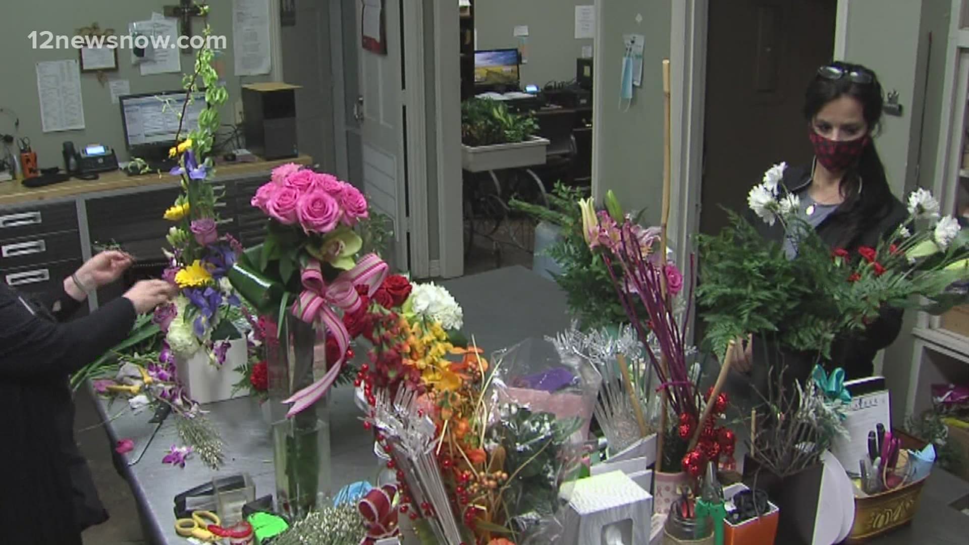 Local floral shops are hard at work pushing out last minute Valentine's Day flower orders