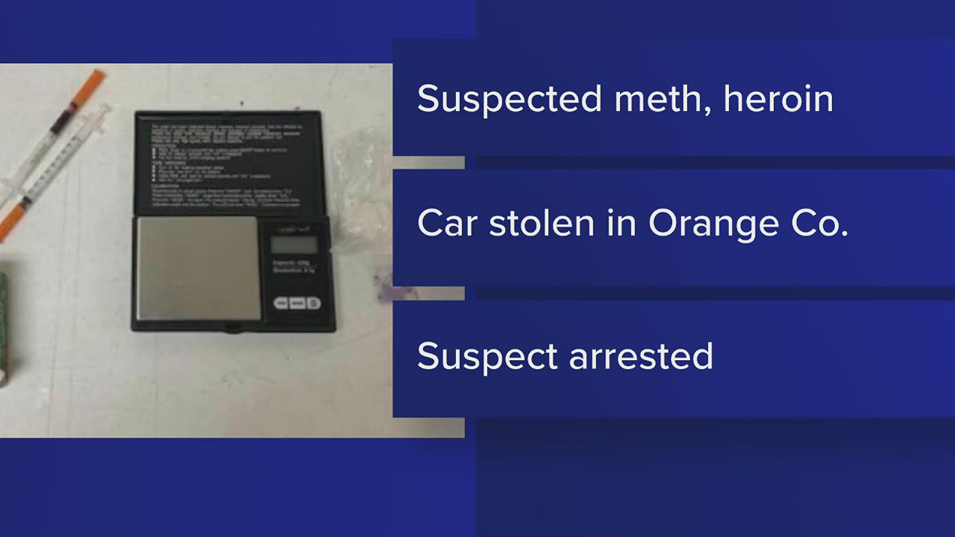 Yance Young, 31, of Beaumont, was found in possession of approximately six grams of suspected methamphetamine and an amount of suspected heroin.