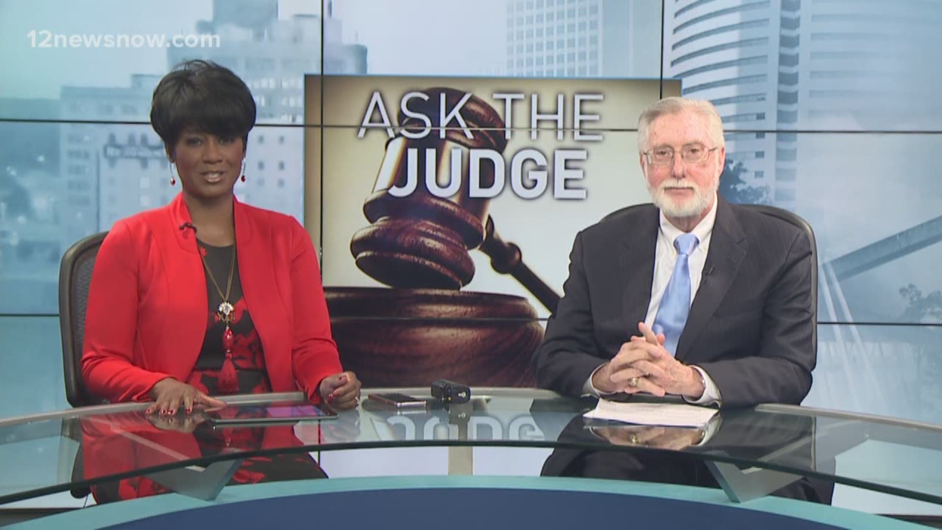 Judge Larry Thorne answers viewer legal questions weekly on Wednesdays on 12News at 5pm.