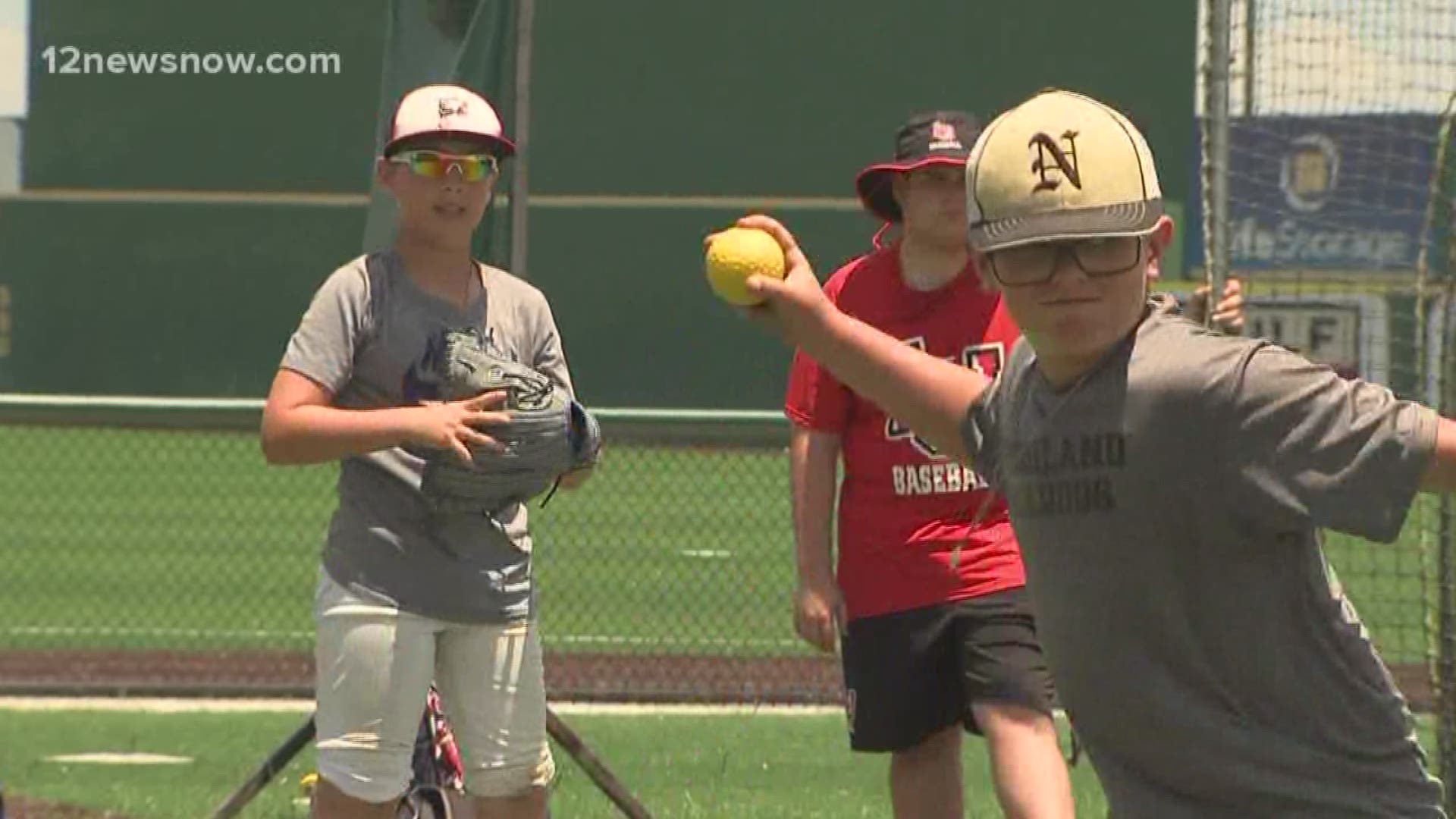 Kids ranging from six years old to incoming 8th graders learned to sharpen their skills