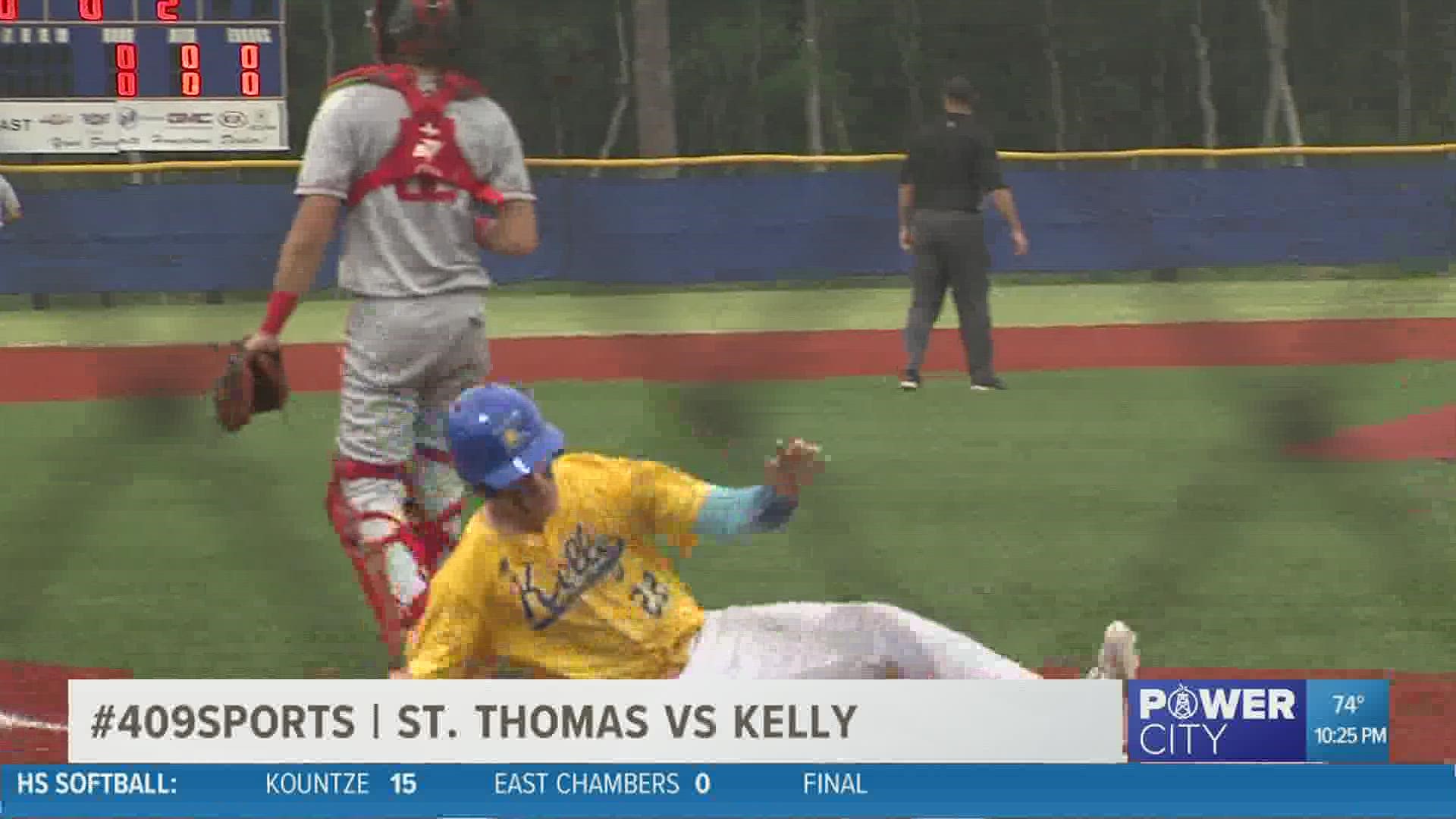 Kelly grabs big district win over St. Thomas
