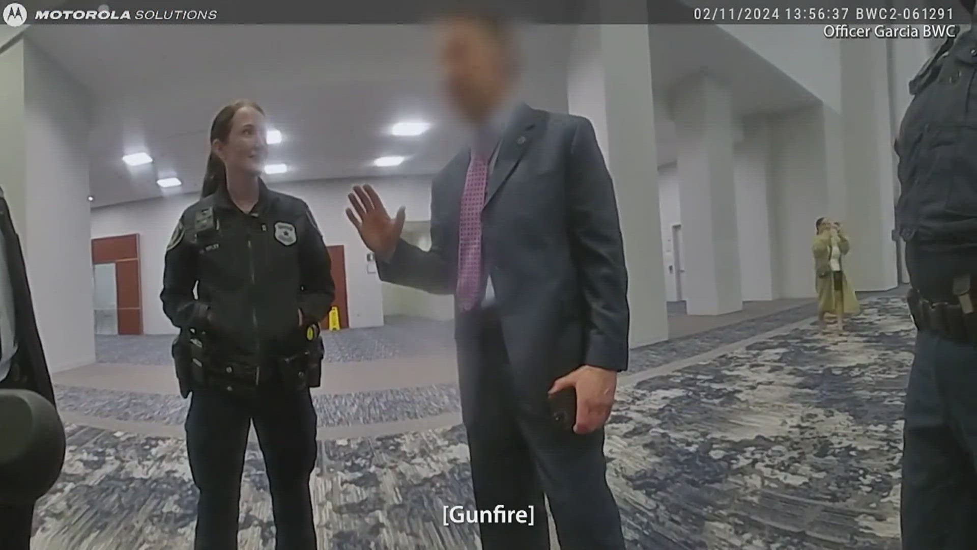 New body-cam footage shows chaotic footage inside the church during the Lakewood shooting