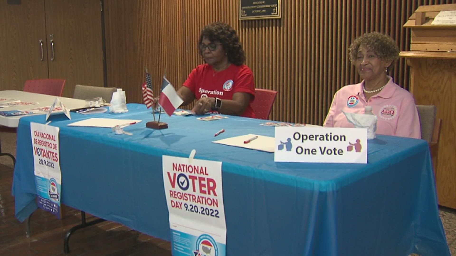 Operation one VOTE, Inc. is hosting an event in honor of the 10th anniversary of National Voter Registration Day.