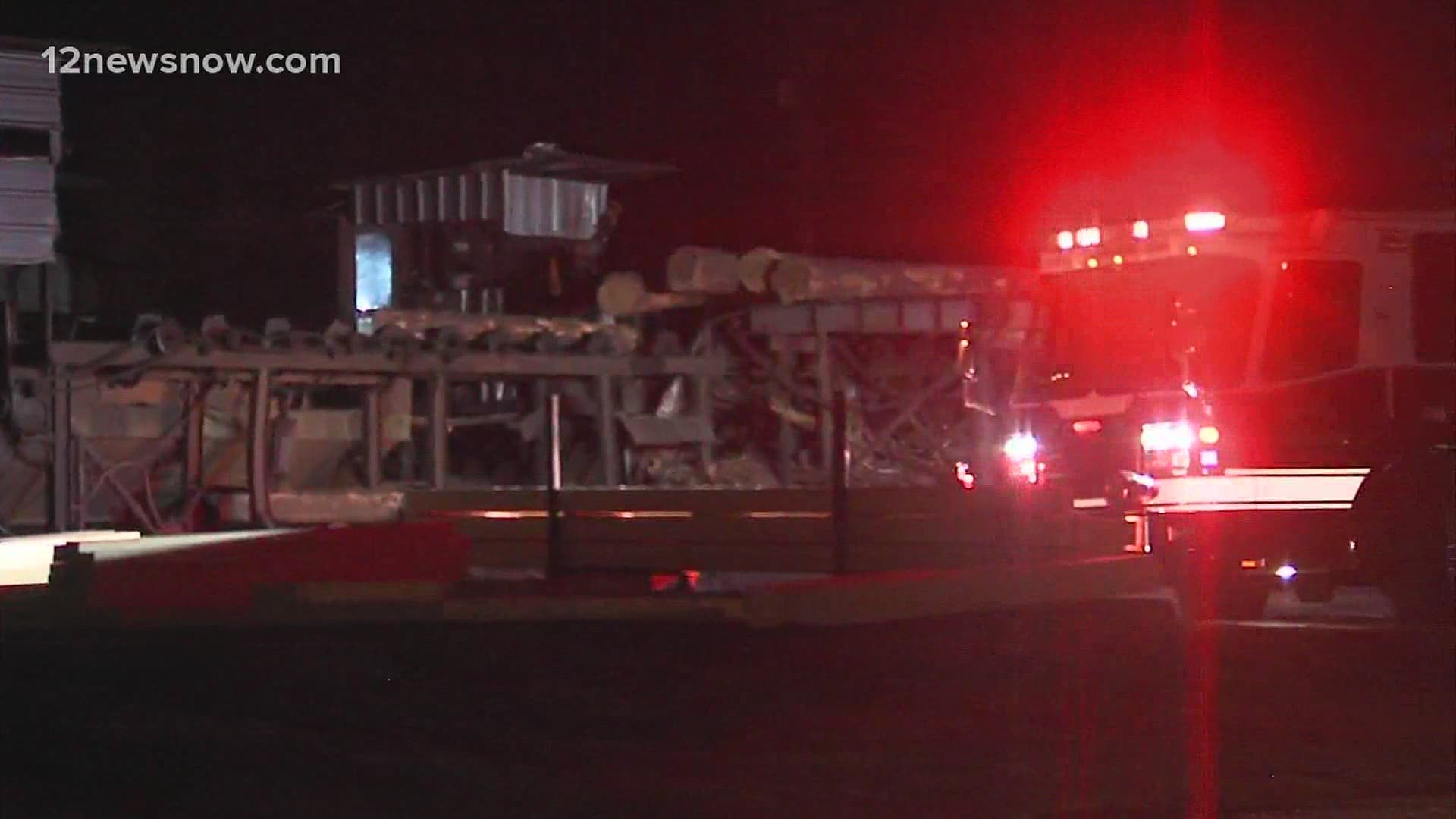 Firefighters in Orange extinguished a sawmill fire early Friday morning at Rogers Lumber Company.