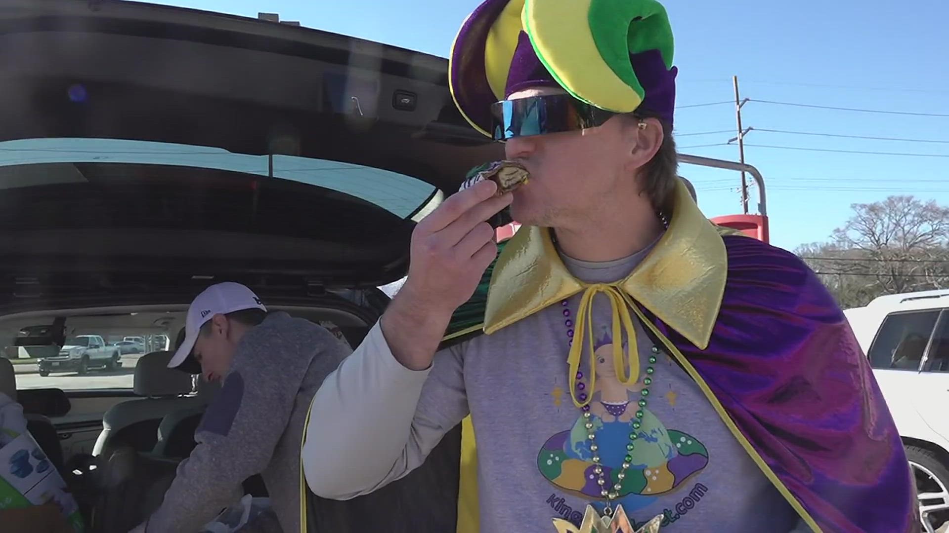 The Louisiana native has traveled to 100 bakers across Florida, Alabama, Mississippi and Louisiana in search of he most delicious and unique king cakes.