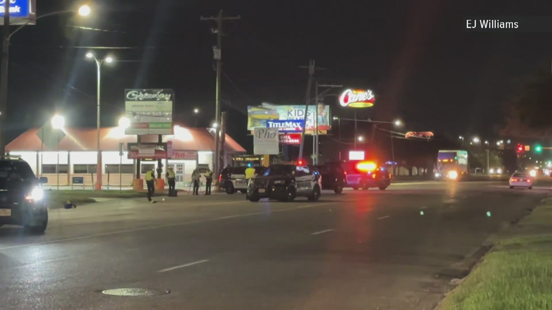 Pedestrian struck killed in hit and run along College St Sunday night in Beaumont