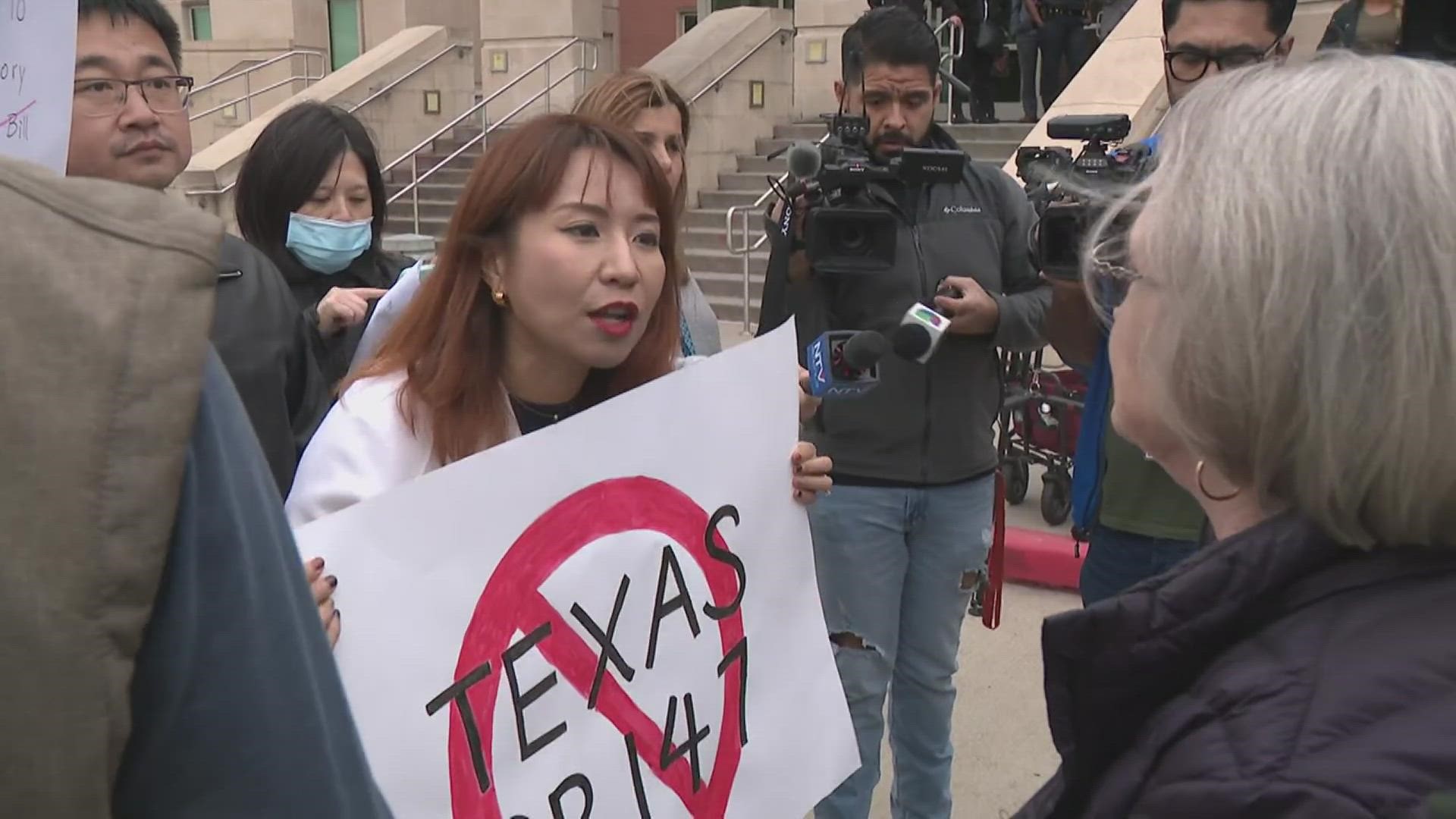 Some feel that SB 147 is discriminatory. It bans residents and businesses from China, Iran, Russia and North Korea from buying real estate in Texas.