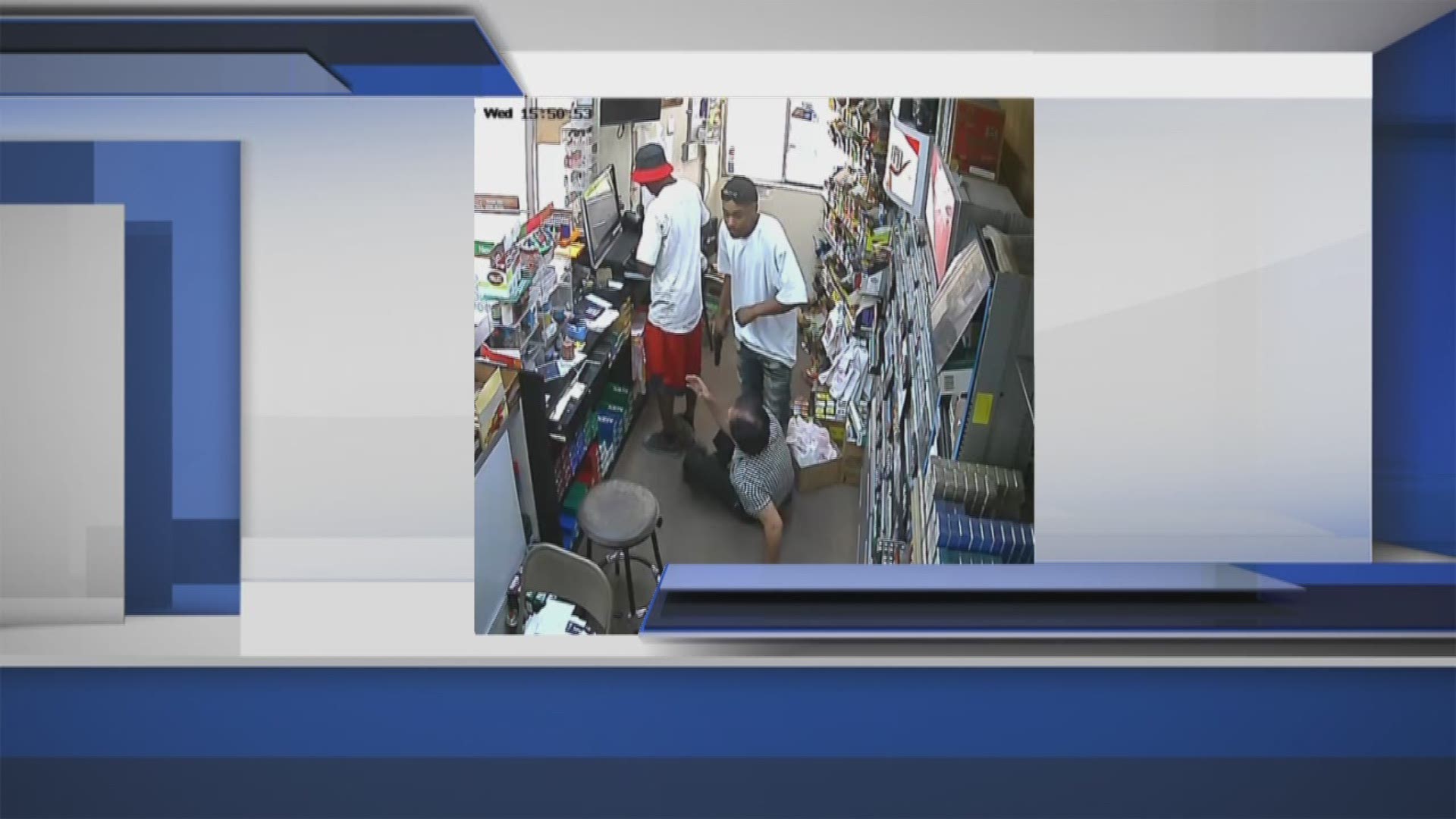 Police are looking for two suspects that robbed the A-Z smoke shop on College street. While the clerk was helping the first man that entered the shop, a second man came up, pointed a pistol at the employee and demanded money. If you have any information, 