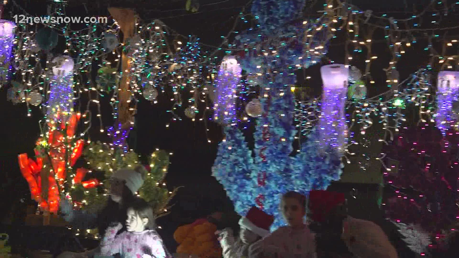 People in Silsbee packed the streets for the 2020 Christmas lighted parade.