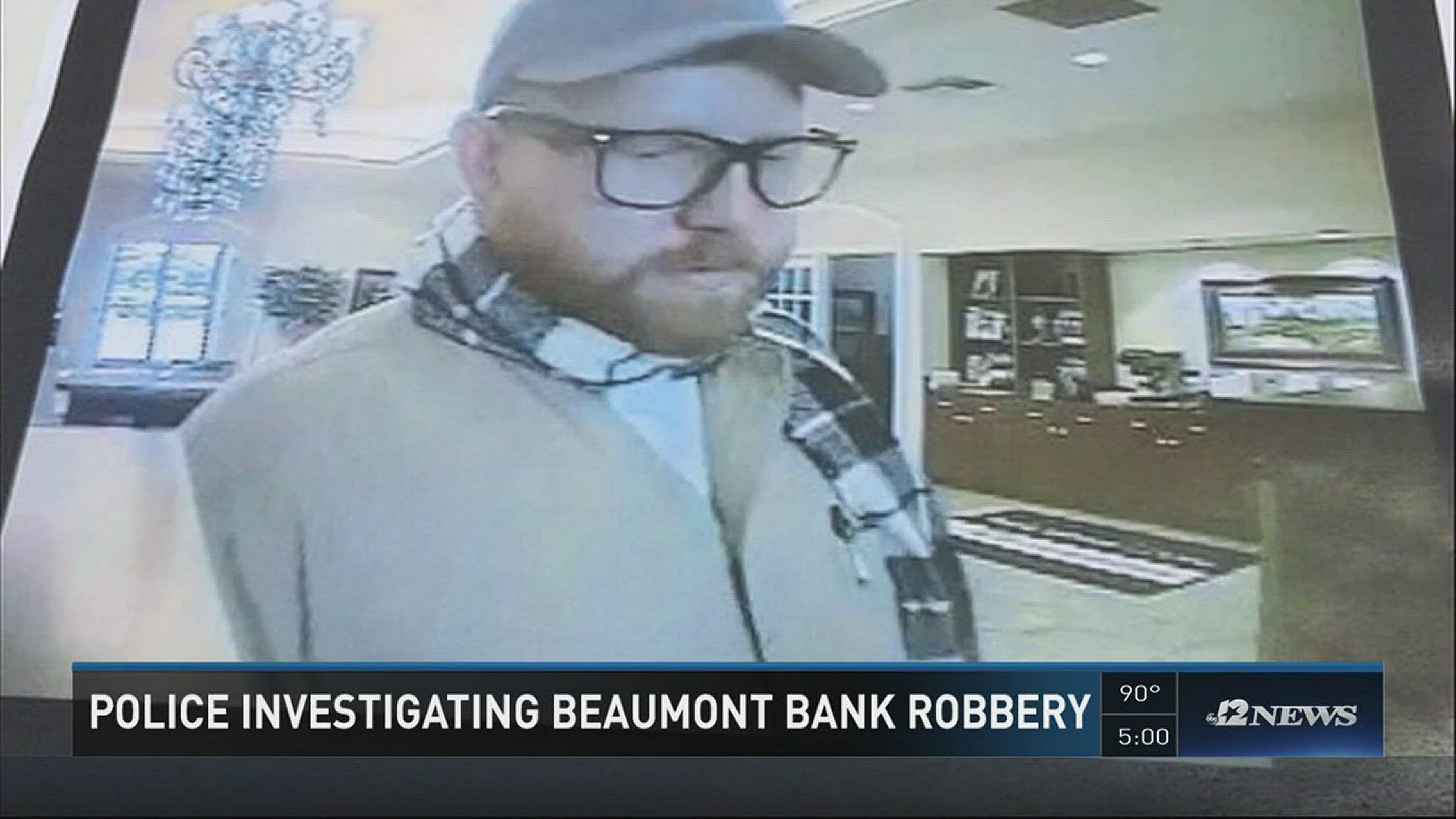 Police looking for bank robber