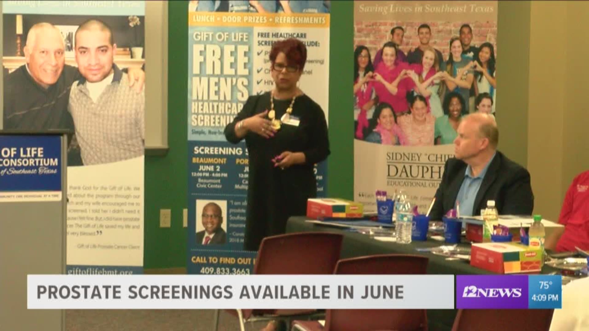 Gift of Life offers Southeast Texas men free health screenings, education