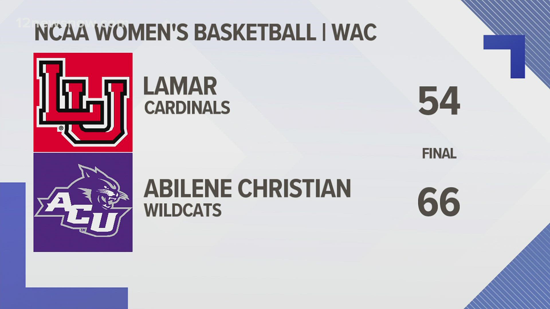 While the Cardinals were able to keep the game close for three-and-a-half quarters, the final four minutes would see ACU run off with a win.