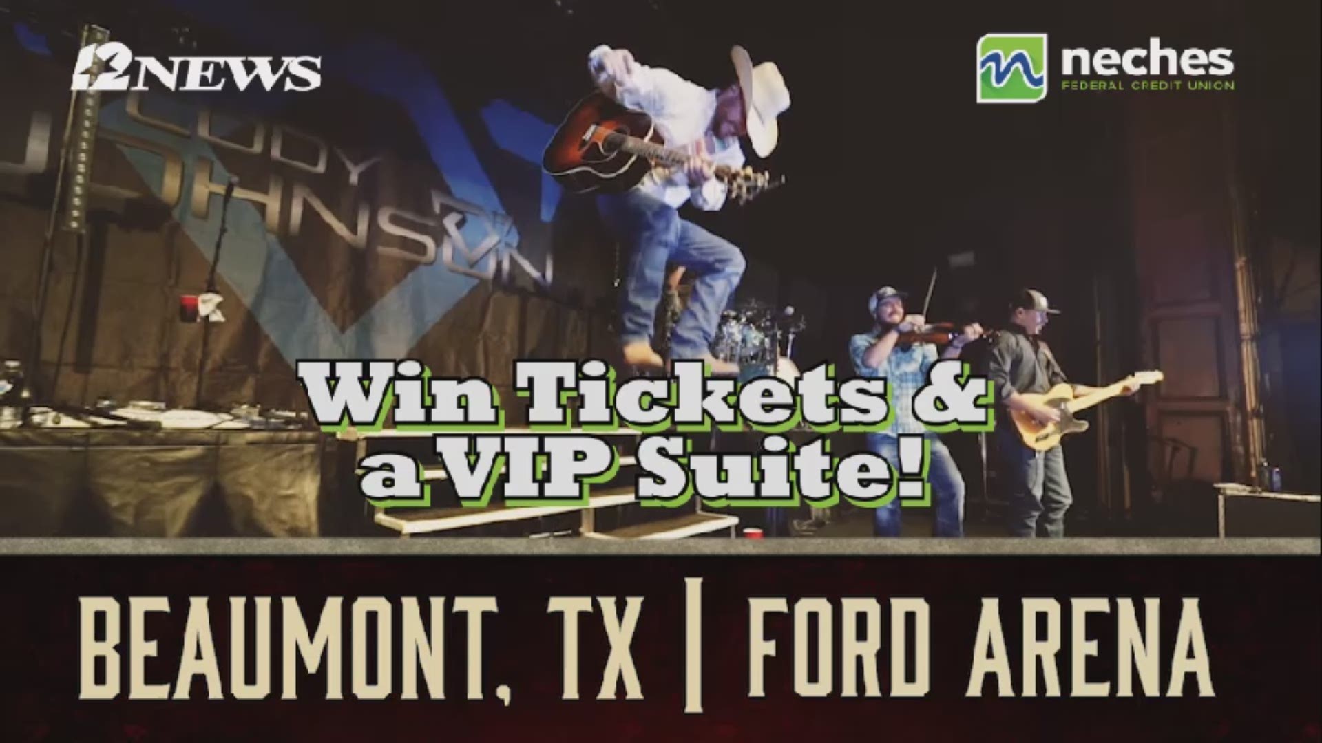 One lucky winner and three of their friends will be going to see Cody Johnson at Ford Arena on November 30, 2019.