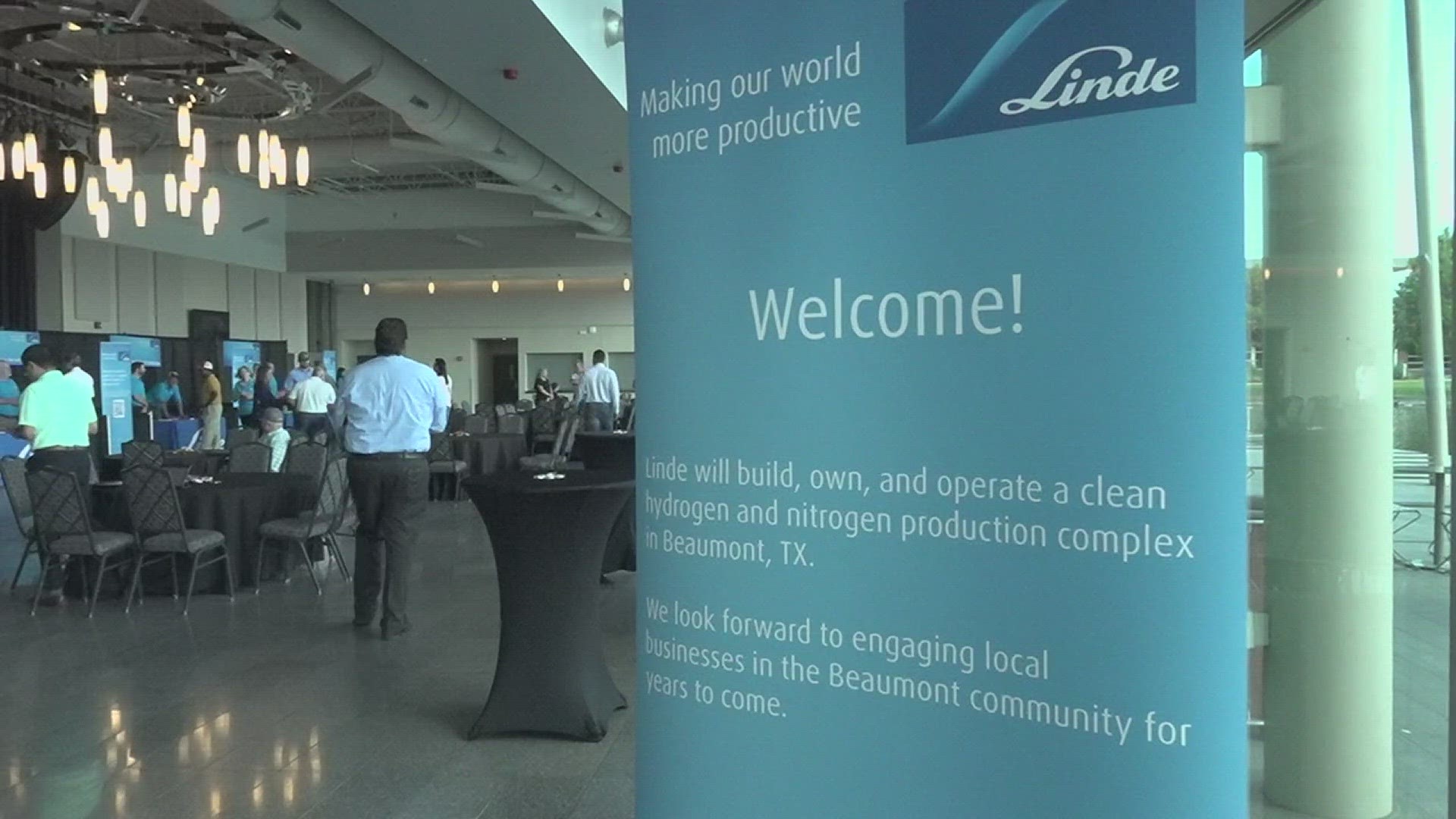 The job fair hosted by Linde Thursday allowed Southeast Texas-based companies to explain why they are the best fit to support the company's needs.