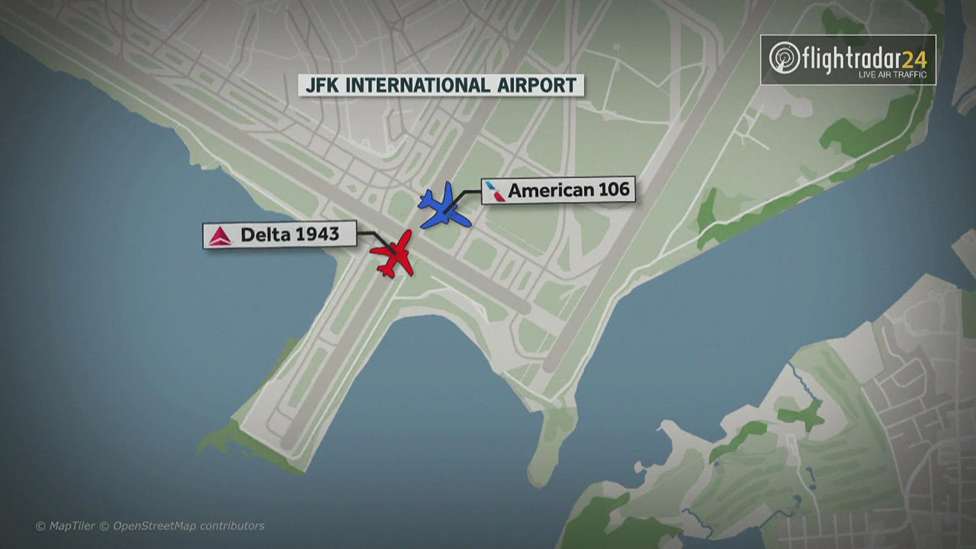 Agencies investigate averted plane crash at New York airport