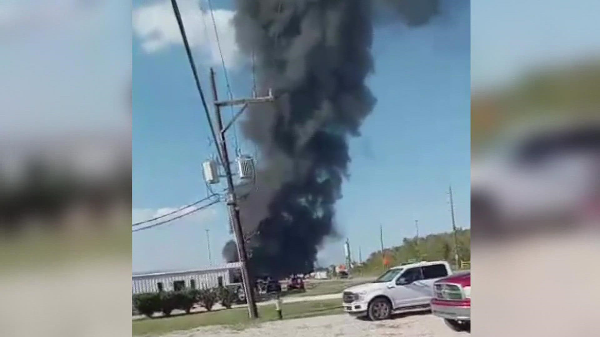 Frontage roads at IH-10 and Major Drive in Beaumont reopen after fiery  wreck involving 18-wheeler