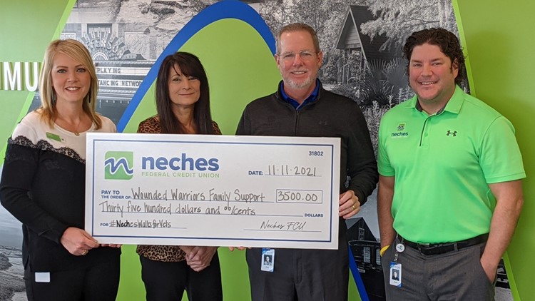 Neches FCU raises money for Wounded Warrior Support 12newsnow