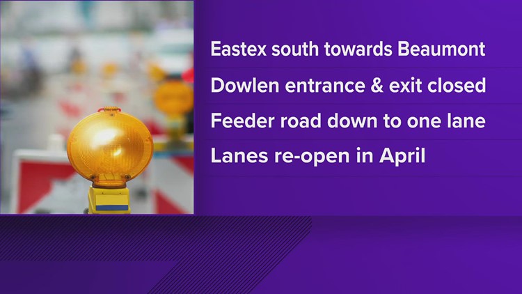 Dowlen Road entrance, exit ramp in Beaumont closing for 3 months