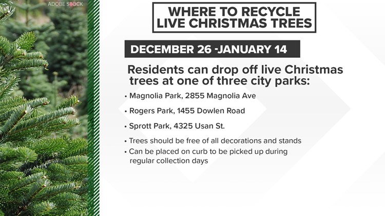 How to recycle live Christmas tree in Beaumont 12newsnow