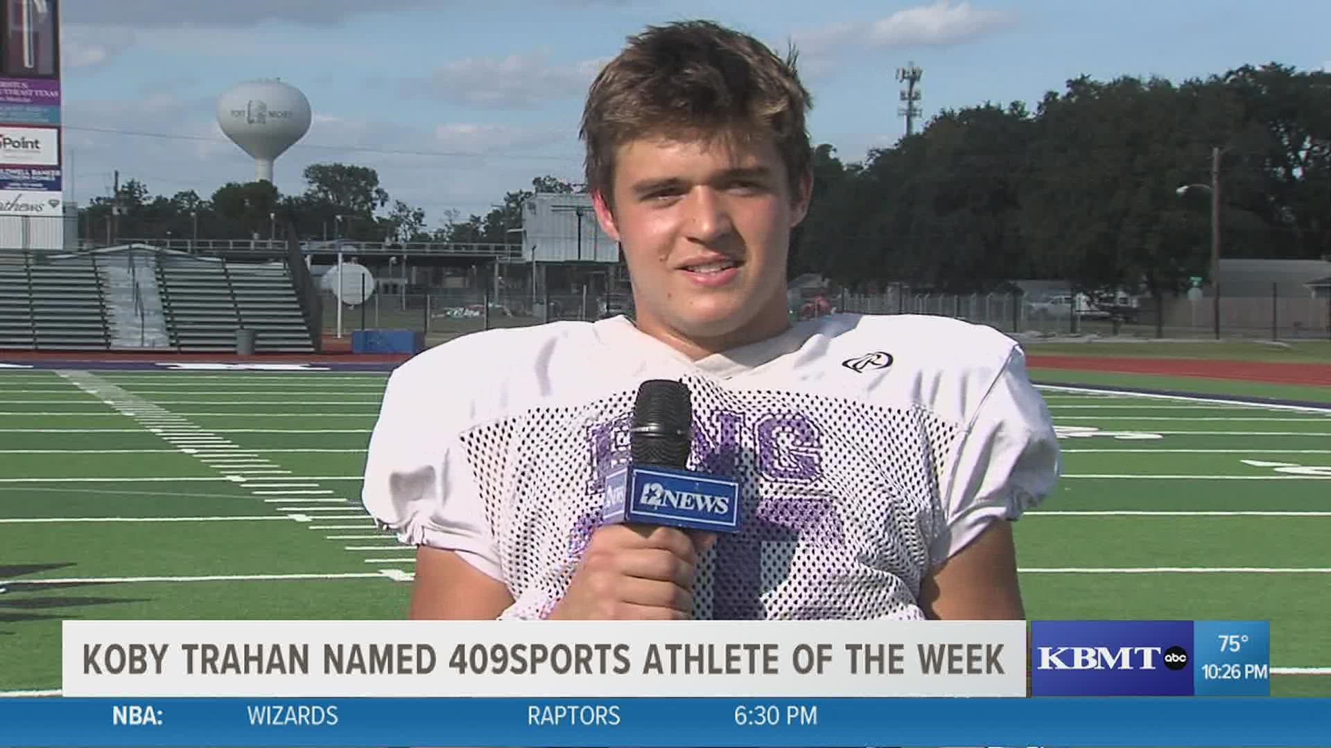 Trahan named 409Sports Athlete of The Week after shattering school record