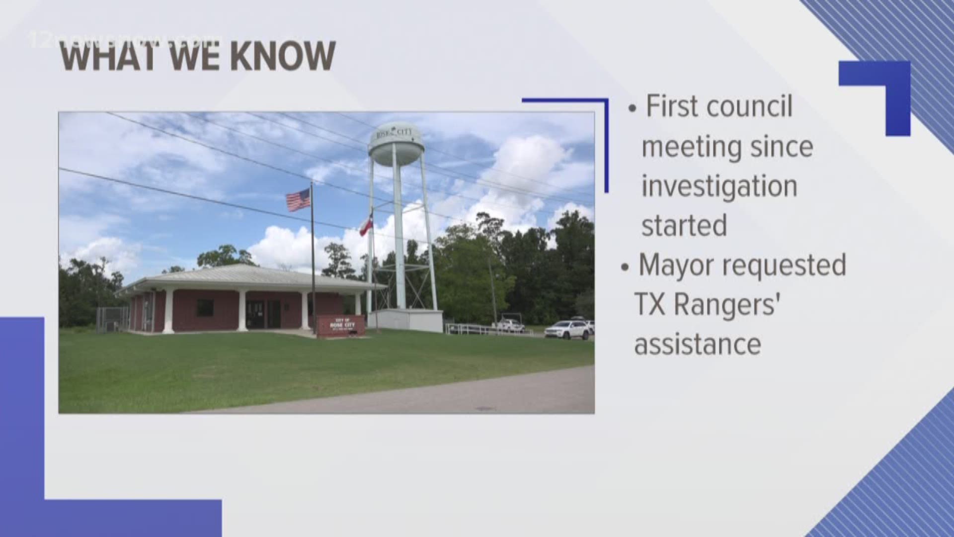 The mayor requested the Texas Rangers help with an investigation into alleged misappropriation of funds.