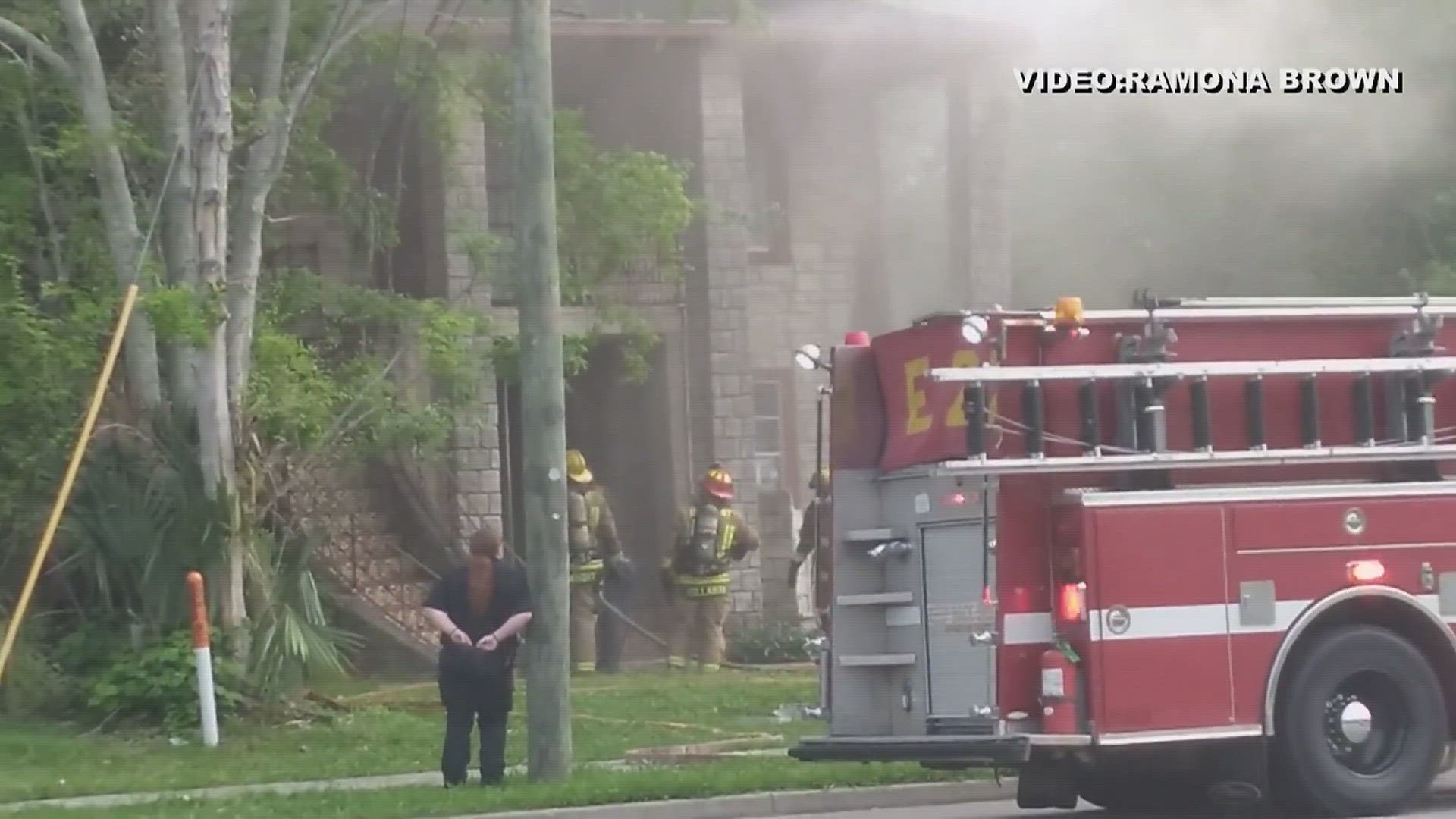 No injuries have been reported after a fire broke out at a four-unit apartment building in Beaumont Tuesday morning.