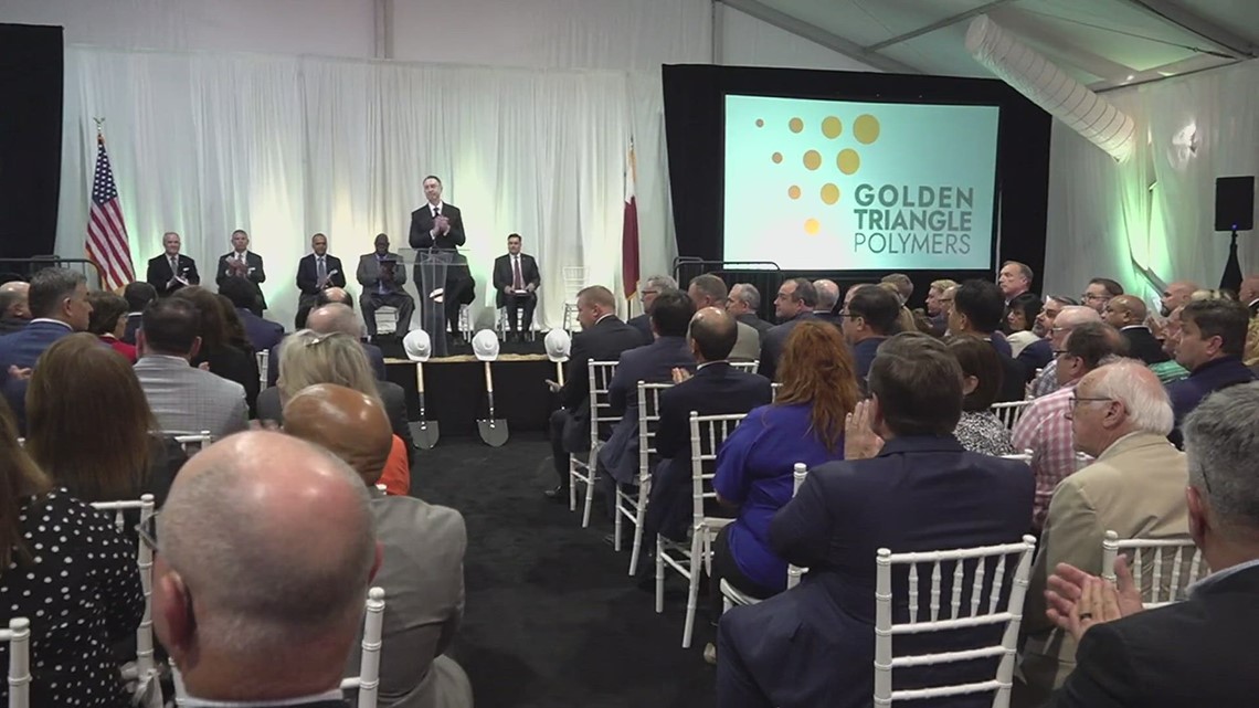 'There will be a lot of jobs' : Golden Triangle Polymers plant holds groundbreaking  in Orange County