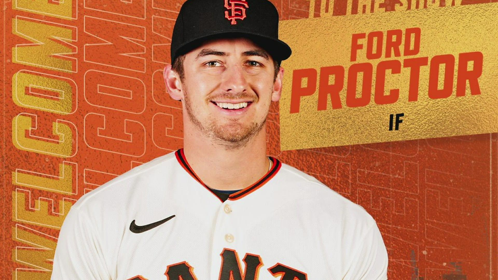 Kelly alum Ford Proctor is enjoying his first stint in Major League Baseball