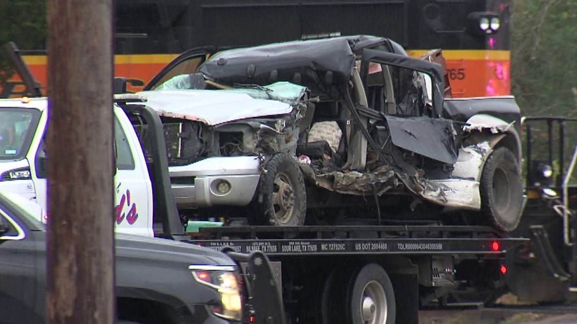 Man injured after pickup struck by freight train in Silsbee | 12newsnow.com