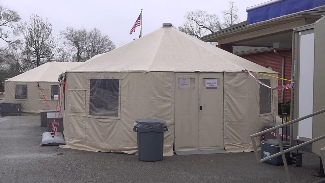 Beaumont Va Clinic Anticipates April Move From Tents Into Building 7 