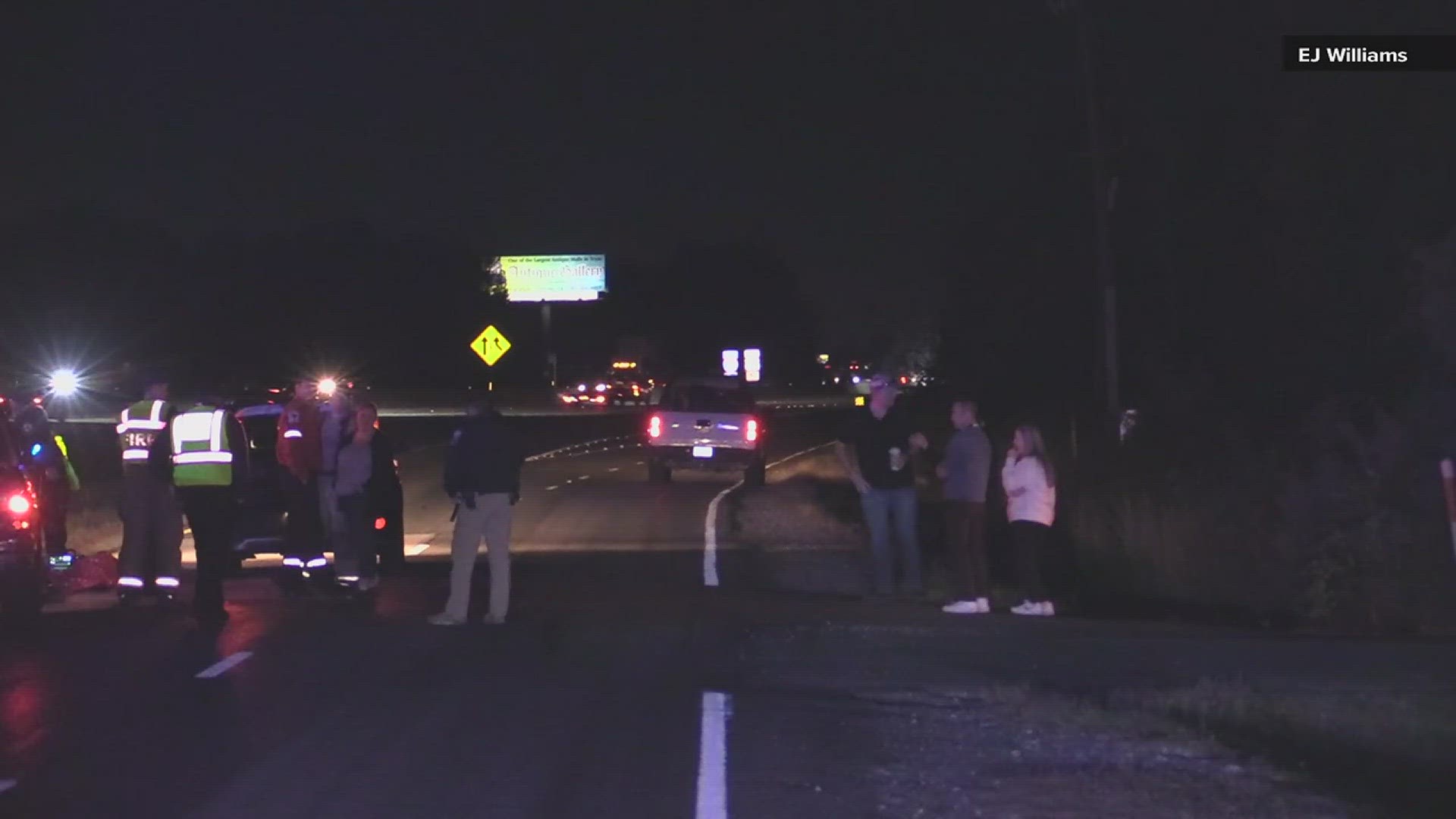 Officials tell 12News crew on scene a pedestrian was hit by a pickup truck. The driver of the pickup truck did stop to speak with authorities.