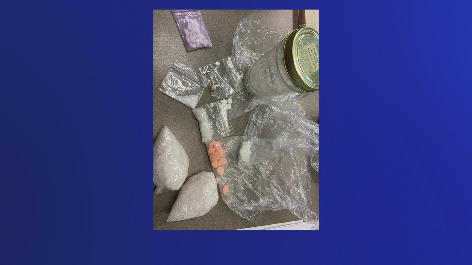 During a traffic stop, David Broussard, 53, was found to be in possession of about 75 grams of methamphetamine, along with other narcotics.