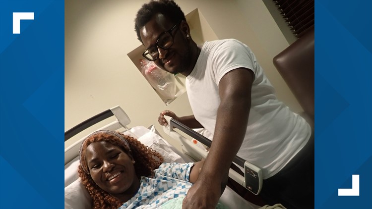 Couple gets married at Baptist Hospital Labor and Delivery room