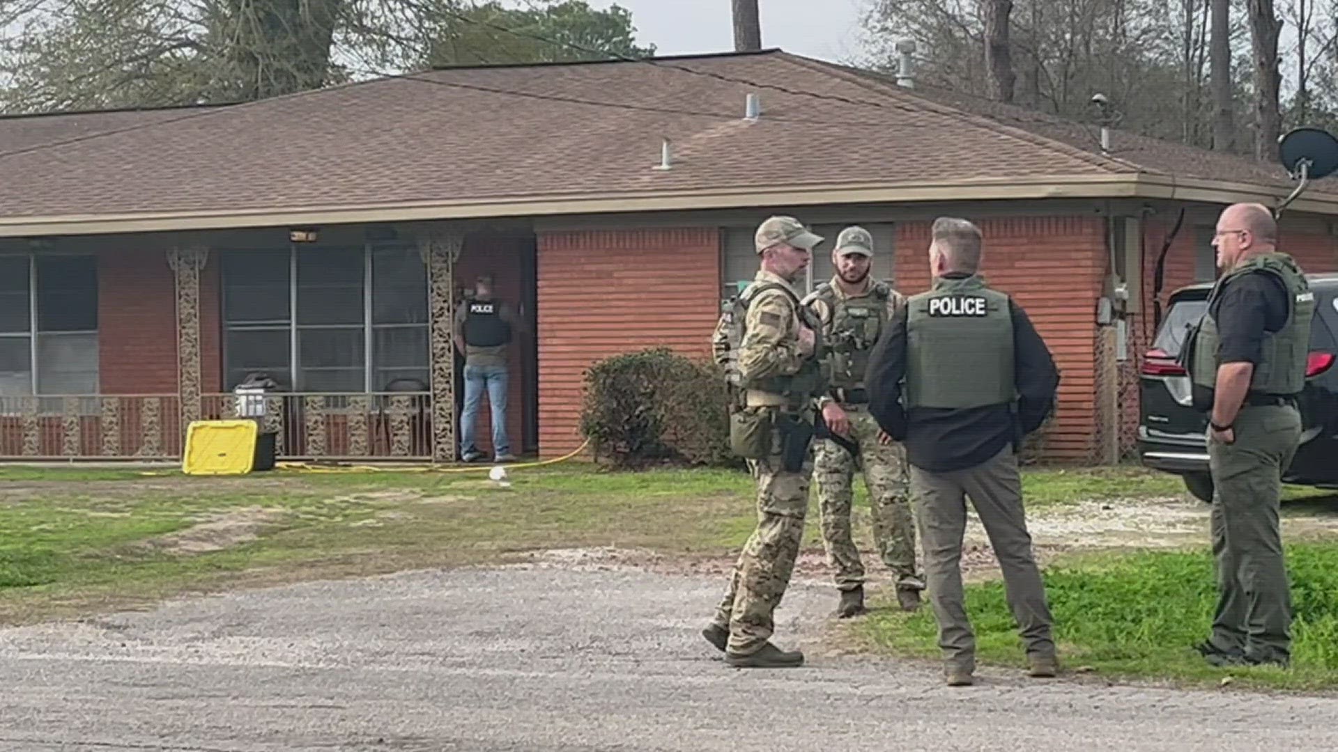 Beaumont Police other agencies serve narcotics search warrant near Bingman Headstart campus