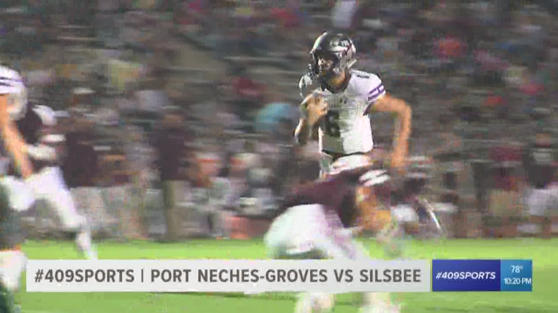 Following a long lightning delay the Port Neches-Groves Indians took on the Silsbee Tigers at SIlsbee High School. Get all your high school scores and more at http://12NewsNow.com/409Sports