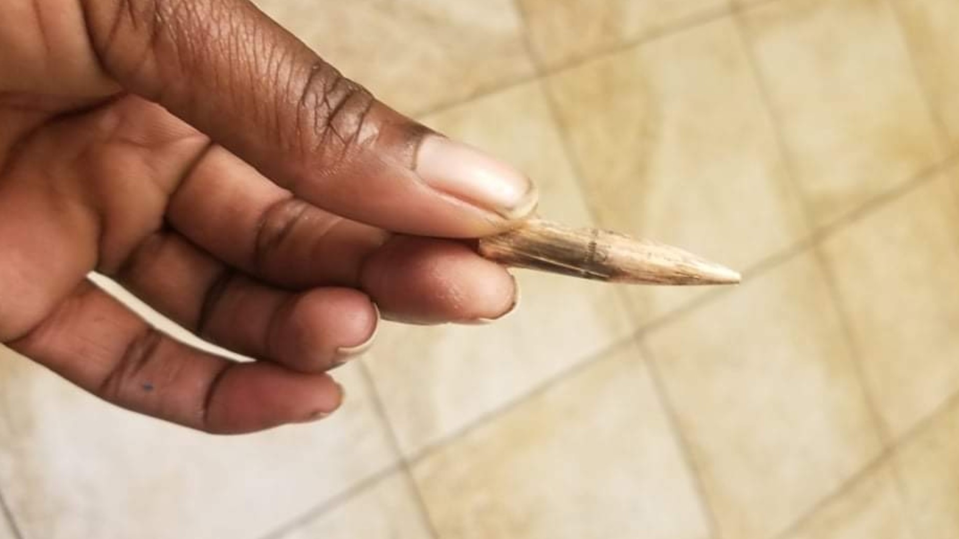 The Beaumont mother said the bullet was found in the area where she keeps food for her 4-year-old daughter.