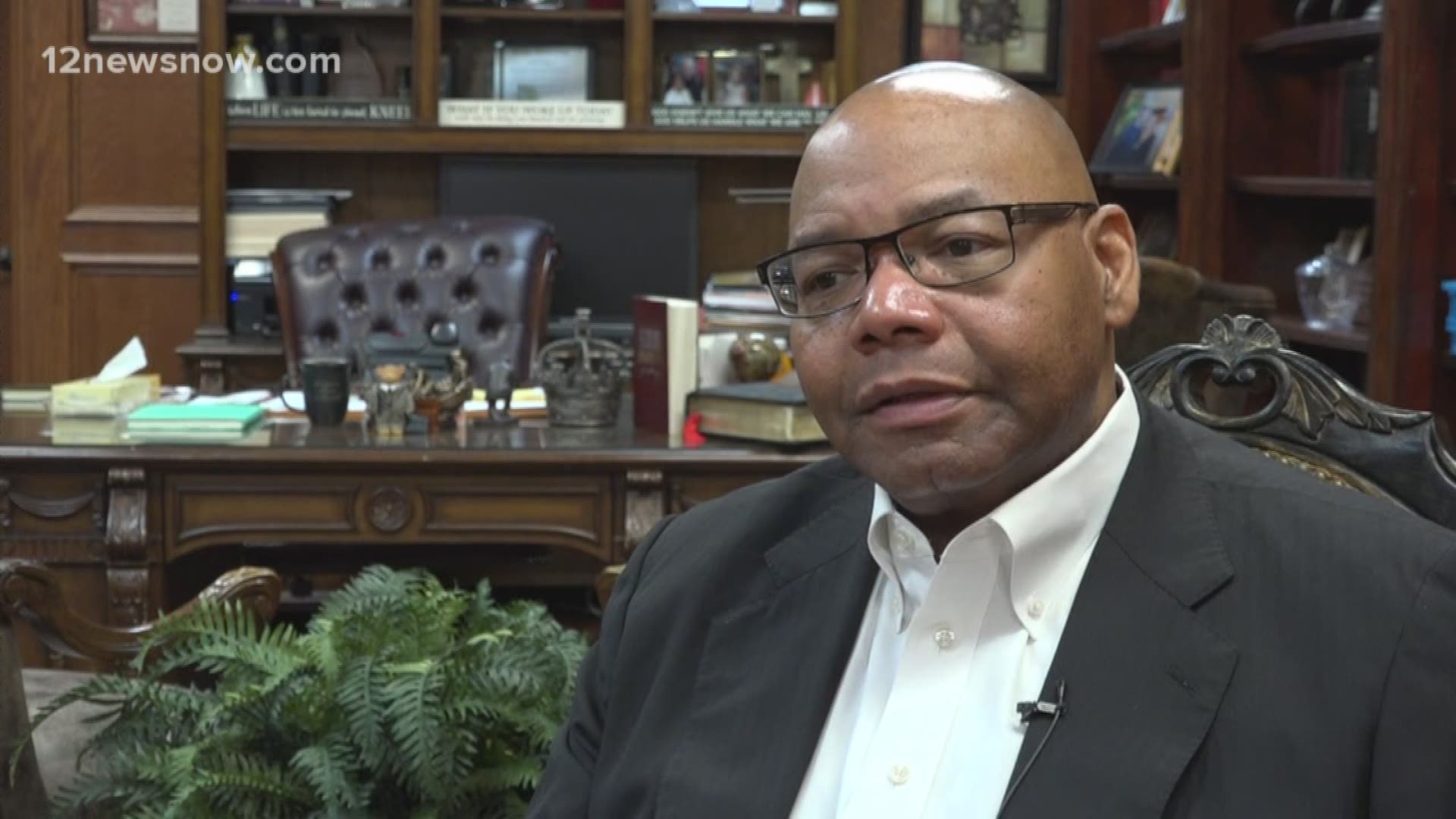 In honor of Black History Month, 12news reporter Rachel Keller sits down with John Adolph of Antioch Missionary Baptist Church to discuss his passion for ministry and service.